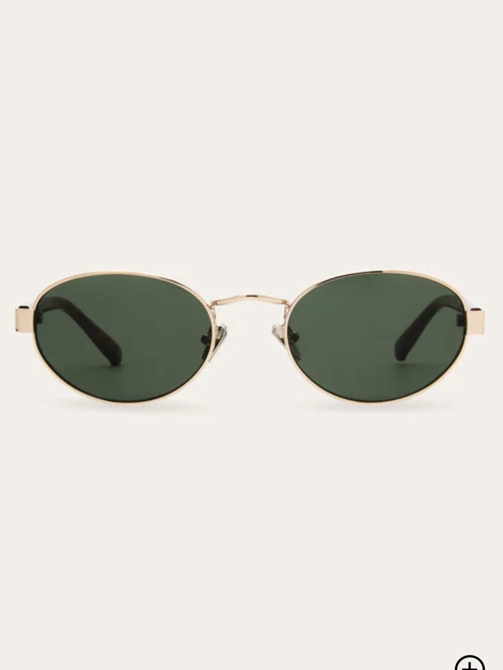 NWT FRYE Savannah Women’s Sunglasses Gold Tortoiseshell Slim Oval Frame No Case - Picture 3 of 10